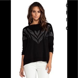 Cutout Illusion Sporty Top in Platinum/Black